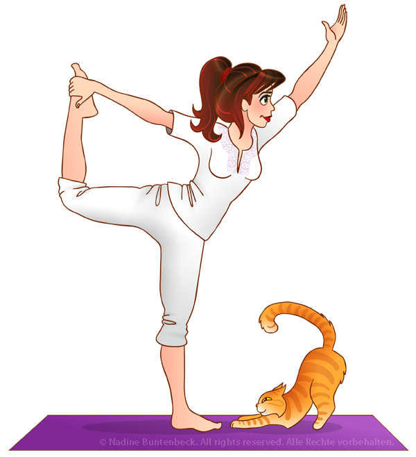 Yogafigur Tänzer